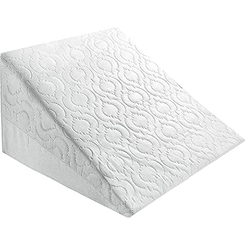 Orthopaedic Bed Wedge Support Pillow Memory Foam - for Acid Reflux, GERD, Reduce Back Pain, Snoring and Breathing Problems - Great for Sleeping, Reading, Rest Elevation -Washable Cover Cover