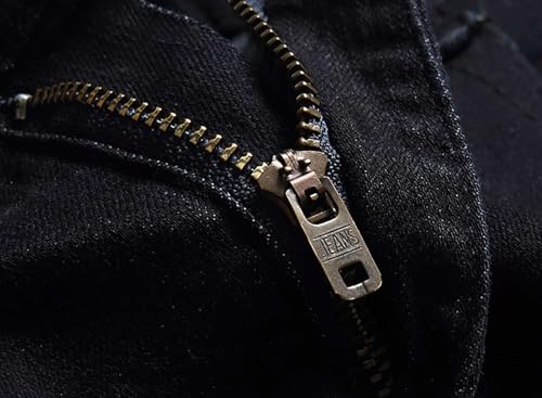 Boys Motorcycle Jeans Kids Motorbike Denim Pants Skinny Stretch Jeans Trousers4