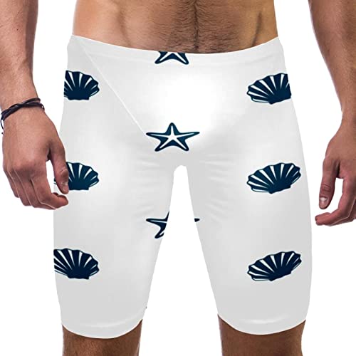 Traje de baño de natación para hombre DAPHL con estampado de estrellas de mar