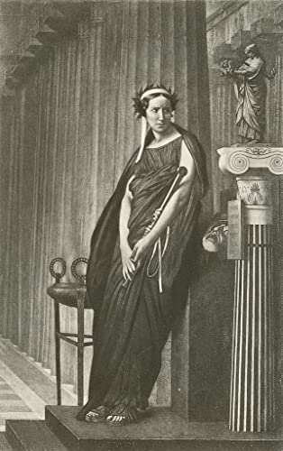 Impression d'Affiches Toile la Muse de la Tragédie Grecque Gérôme Art Portrait