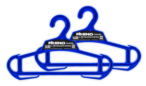 Rhino Tough Hook Heavy Duty Hangers: Weighted Vest & Body Armor, 2 Blue