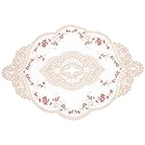 Set de table brodé : ce set de table peut être utilisé pour décorer votre table à dîner ainsi que vos décorations de fête, et les enrichira. set de table décoratif en dentelle brodée