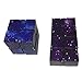 CABAX Infinity Fidget Cube for Kids and Adults, Stress and Anxiety Relief Cool Hand Mini Kill Time Toys Infinite Cube for Add, ADHD (Purple Galaxy Space)