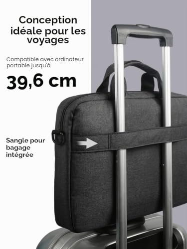 Sac à ouverture par le haut Lenovo T210 noir pour ordinateur portable de 16 (ECO)