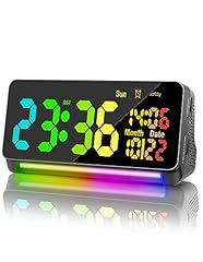 120 db Super Loud Alarm Clocks for Heavy Sleepers adults , 15 Wake Up Sounds Alarm Clock for Heavy