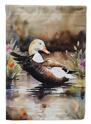 Caroline's Treasures Common Eider Duck Garden Flag Mailbox Flag Decorative