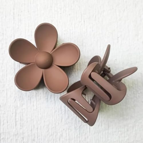 7 Piranha Prendedor Presilha formato Luxo Premium Menina Mulher Acessório Cabelo