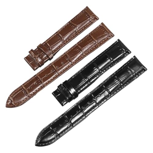 Bracelet de montre en cuir de vachette extensible 22mm LUGEMA interface droite - 3