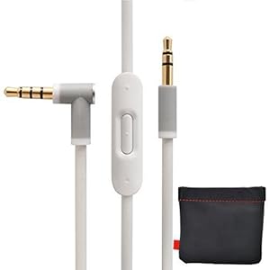 Vervangende kabel/draad voor beats audiokabel+inline afstandsbediening/microfoon voor beats door Dr. Dre hoofdtelefoon…
