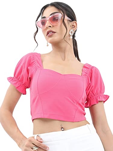 Image of KETCH Women Polyester Regular Fit Short Sleeve Tops
