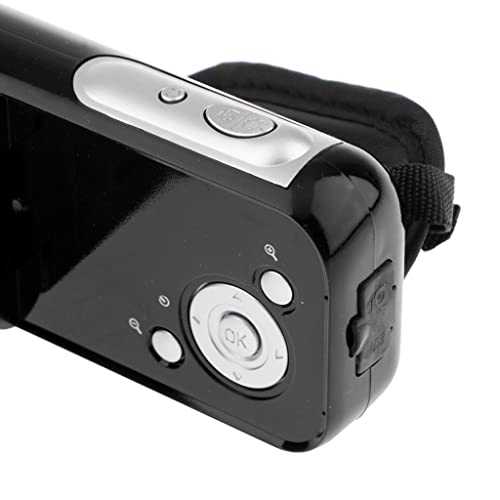 balikha Filmadora Portátil HD 8x Gravador de Câmera de Vídeo com Digital DVR - Preto