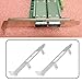 ECSiNG 2pcs Full Height Brackets with Screws Compatible with Mellanox CX416A CX456A CX556A MCX516A MCX456A CONNECTX-4