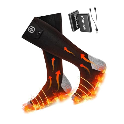 Chaussettes chauffantes connectées à offrir en cadeau d'hiver pour homme et femme