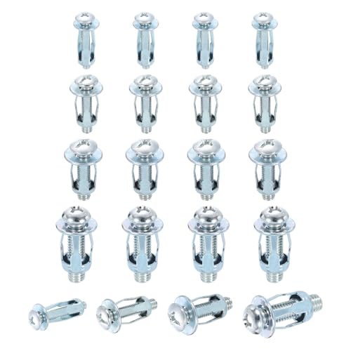Écrou cric M4 M5 M6 M8 en acier expansion lot de 20 pièces pour mur creux uxcell