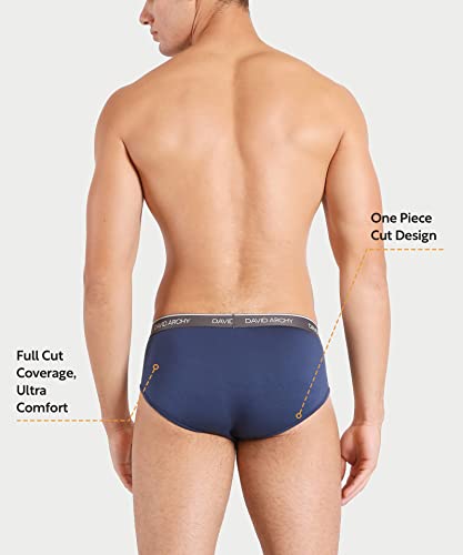 David Archy Underwear For Men Pack Bamboo Briefs Pouch Breathable Super Soft Comfort Lightweight No Fly 4 Pack #TOP2