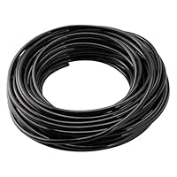 VooGenzek 20m Mikroschlauch, 4/6 mm Landwirtschaft Rasen Wasser Schlauch, Mikro-Bewässerungsschlauch, für Kleine Gartenbewässerungssysteme
