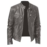 Diese Kunstlederjacke wird in einem speziellen Verfahren hergestellt. Diese Materialien fühlen sich nicht nur weich und geschmeidig an, sondern verfügen auch über eine gute Wärmespeicherung und Atmungsaktivität
