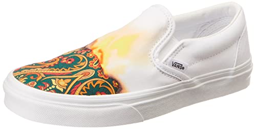 Vans Men (Big Reveal) True White/Paisley Canvas Casual Sneakers 71002927 5 (B09XHL8LF7) Amazon Price History, Amazon Price Tracker