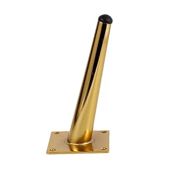 Aakash Decor Sofa Legs 6 Inch / 15 Cms Sofa Furniture PVD Golden Glossy Finish Cone Shape Design Sofa Leg Set of 4 (Buy orginal product from Aakash Decor Only. Select seller Aakash Decor for orginal product)