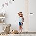 Morxy Canvas Growth Chart for Kids - Unisex Kids Room Wall Decor - Measuring Height Chart- Wall Tape with Height Chart for Kids (Canvas, Plain Beige)