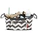Skip Hop Grab and Go Attachable Neoprene Stroller Organizer and Cup Holder with Detachable Wristlet, Universal Fit, Grey / White, Chevron