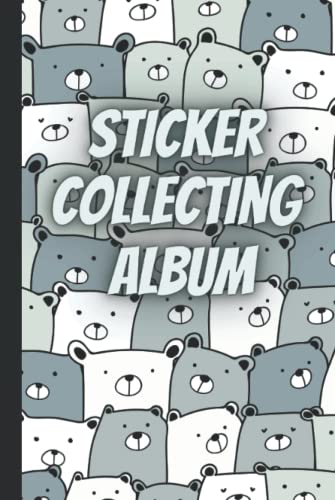 Sticker collecting album (Funny cute cat theme): Hardcover sticker album for collecting stickers|sticker books for adults blank|kids sticker activity ... off my sticker|kids sticker collection album image 2