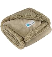 PetAmi Puppy Dog Blanket | Pet Blanket Small Dog Indoor Cat Kitten | Fleece Sherpa Throw Doggy Bl...