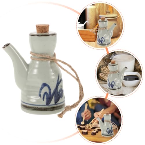 Botella de cerámica japonesa KICHOUSE de 200ml con acabado versátil elegante 8