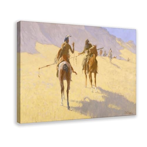 The Parley de Frederic Remington tableau décoration murale pour bureau