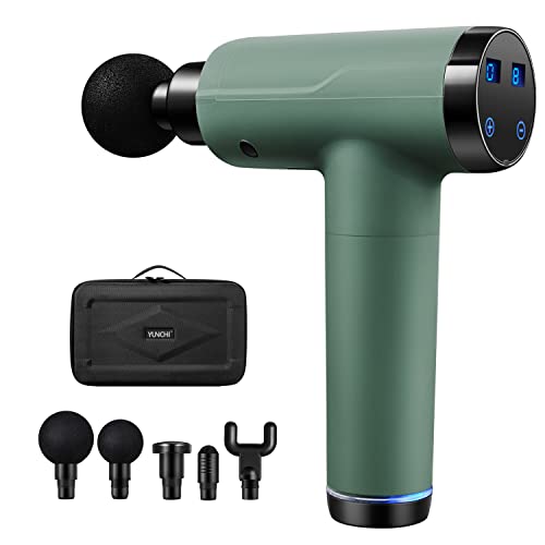 image for YUNCHI Deep Tissue Percussion Massage Gun, 20 Speed Levels 4 Massage H