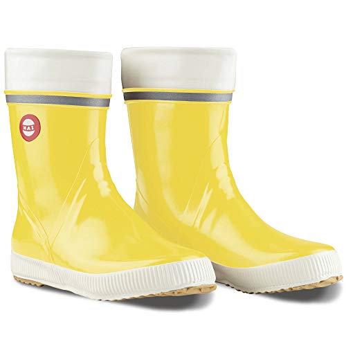 Preisvergleich Produktbild Nokian Footwear Hai - Wadenhohe Gummistiefel für Damen und Herren, handgefertigt aus Naturkautschukmischung, 42 EU, Yellow