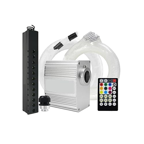 Kit de Luz de Techo Fibra Óptica Stars Twinkle 10W RGBW Motor Meteoros para Techo de Coche