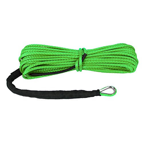 Extreme Max 5600.3224 "The Devil's Hair" Synthetic Atv / Utv Winch Rope - Lime Green #TOP2