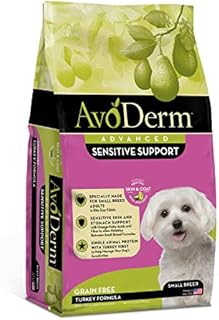 AvoDerm Natural Advanced Sensitive Support Small Breed Turkey Formula Dry Dog Food 4 lb
