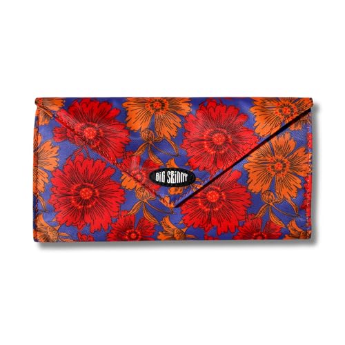 Image of Big Skinny Women's Slimvelope Tri-Fold Checkbook Slim Wallet, Holds Up to 40 Cards