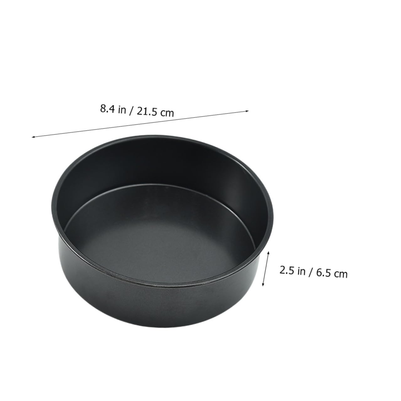 GALPADA 3 Stück Teiliges Carbon stahl Backform mit Abnehmbarem Hebeboden Antihaftbeschichtete Kuchenformen für Cheesecake Torten Quiche und Mousse Langlebig und Gesundheitlich