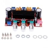 2. K-Digital-Audio-Platine mit TPA3116D2-Chip, 12 V-24 V Weitspannung, Stereo-Subwoofer-Verstärker-Modul für DIY-Lautsprechersysteme, kompaktes PCB-Design