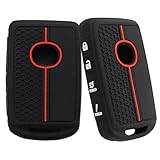 🚗【Product Material】Die Mazda Key Cover besteht aus hochwertigem Silikon material, das sich glatt anfühlt, verschleißfest, staubdicht und regenfest mit gutem Glanz und geringem Gewicht.Die Auto Schlüssel Silikonhülle ist dabei reißfest und rutschfest.