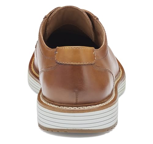 Johnston & Murphy Men's Hodges Leather Plain Toe Lace-up Shoe3