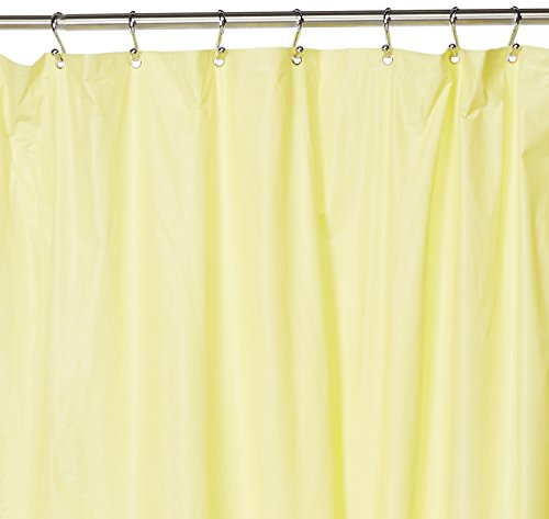 Carnation Home Fashions USC-4-12 4 Gauge Vinyl Shower Curtain Liner44 Yellow