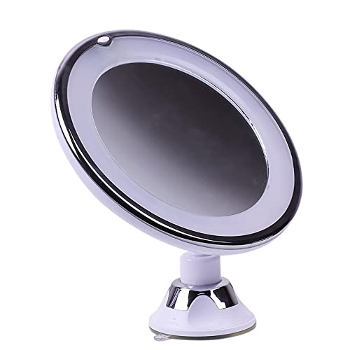 ZooYi 風呂鏡 浴室ミラー 風呂鏡 お風呂ミラー シャワーミラー 曇り止め鏡 曇らない鏡 360度回転 強力吸盤付き 便利 多機能 壁付けミラー10倍拡大鏡