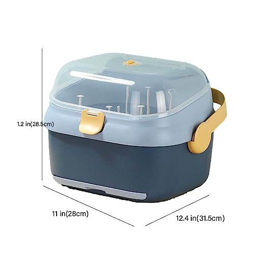Support pour biberons avec plateau d'assèchement robuste et design épuré - 6