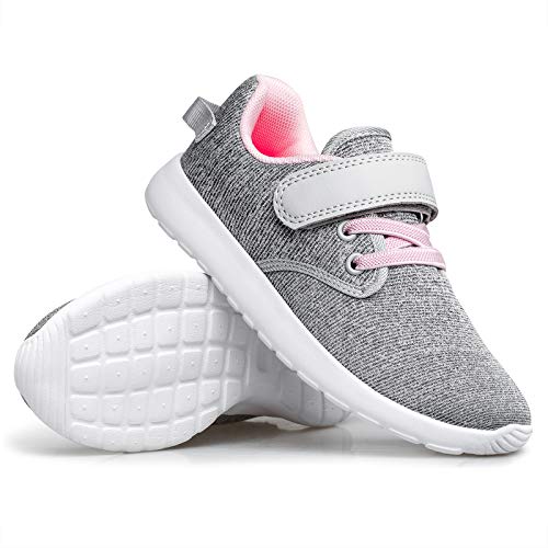 Image of TOEDNNQI Kids Shoes Toddler Boys Girls Lightweight Strap Sneakers | Breathable Casual Tennis Walking Comfortable Running School Non-Slip Little /Big Child