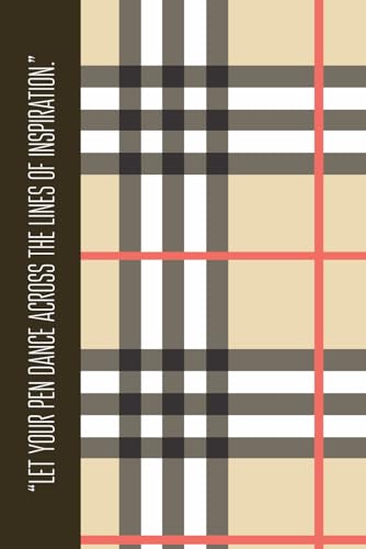 The Checkered Ideas Book: A Classic 6x9" Lined Notebook with 120 Pages