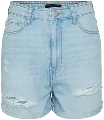 PIECES PCAMER Ultra LBD Washed HW Shorts SWW BC
