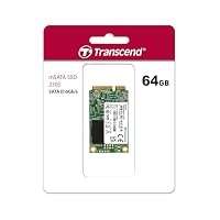 Transcend MSA230S 64GB mSATA SATA III, 3D TLC, with Dram, Bis zu 350/200 mb/s, Interne SSD für Mini-PC, NUC und Embedded-Systeme – Ansicht 2