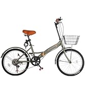 Amazon | J-TANXJ 自転車 折りたたみ自転車 20インチ 7段変速 高炭素鋼