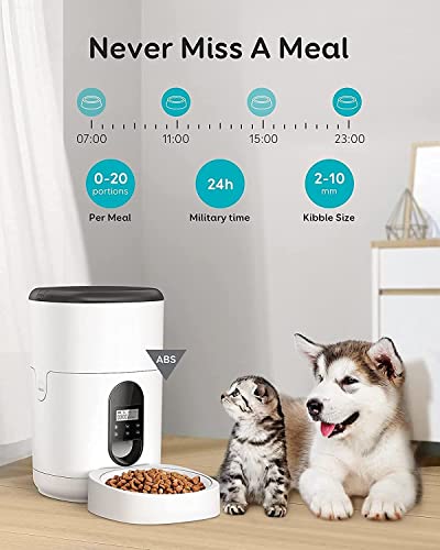 Dispensador Automático de Agua 4L para Gatos con Fuente y Comedero Acero Inoxidable miniatura 6