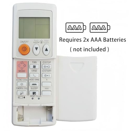 Télécommande Mitsubishi E1244E426 affichage Fahrenheit pour climatisation KM16K