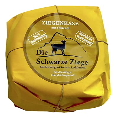 Schwarze Ziege Hartkäse Olivenöl 55 % Fett - 1 x 180 g Stück Cover